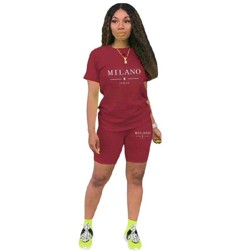 T-Shirt & Shorts Tracksuit Set
