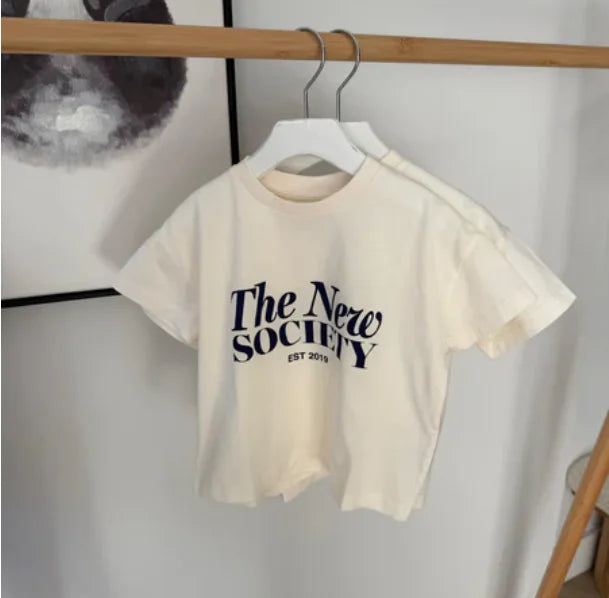 Kids Printed Summer T-Shirt & Skirt Set – Ages 2-10