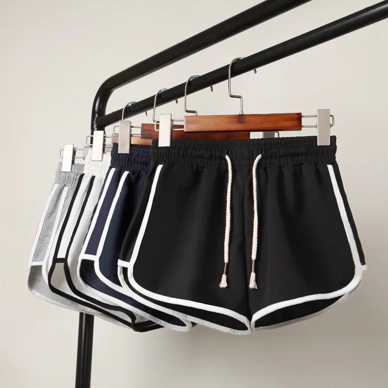 Wide-Leg Breathable Yoga Shorts