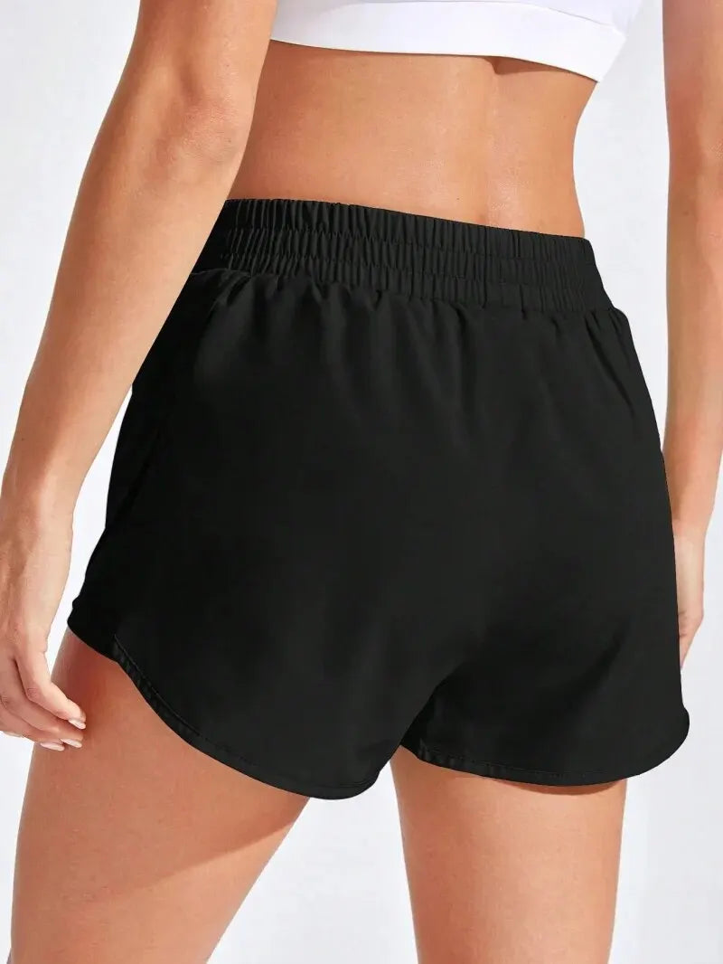 Elastic Running Workout Shorts