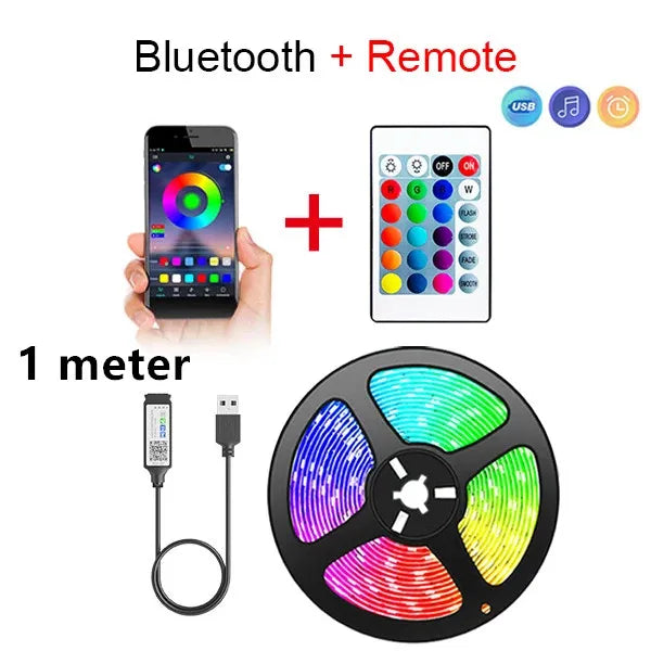 Bluetooth LED Strip Lights RGB App Control