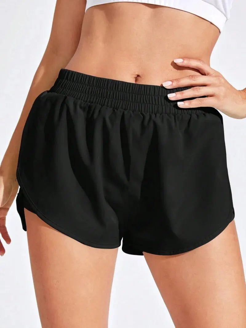 Elastic Running Workout Shorts