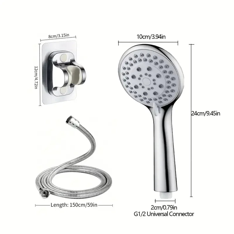 Bathroom 5-Mode Handheld Shower Head