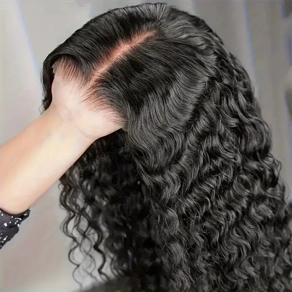 Glueless Water Wave Full Lace Front Wig 250% Density
