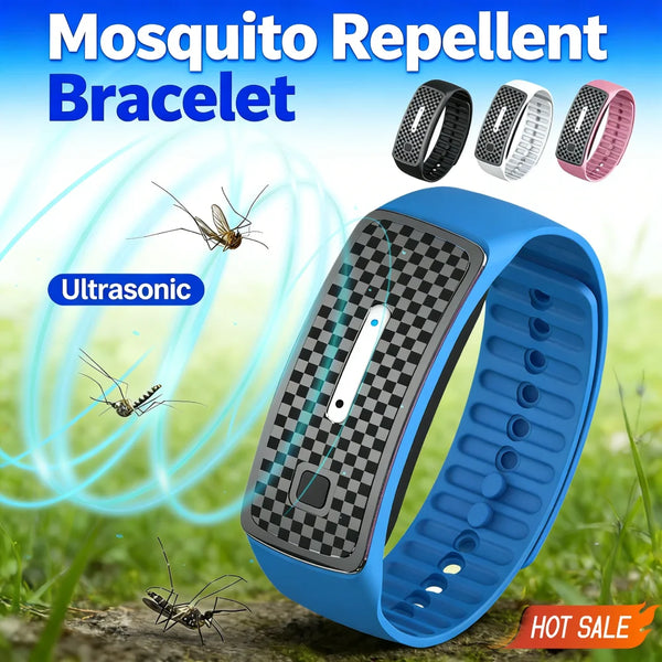 Ultrasonic Mosquito Repellent Wristband — Chemical-Free Outdoor Protection