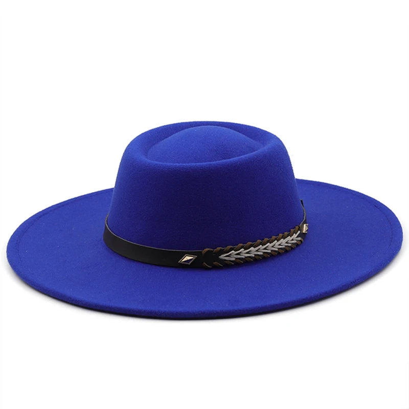 Wool Felt Panama Fedora — Classic British Style