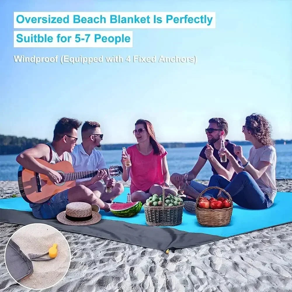 Beach Blanket Sandproof 200x140cm Lightweight