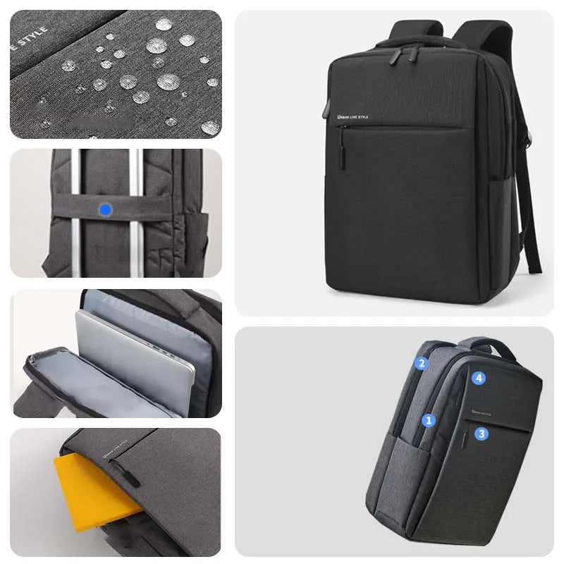 Waterproof Laptop Backpack — Fits 15.6″ and 17.3″ Laptops