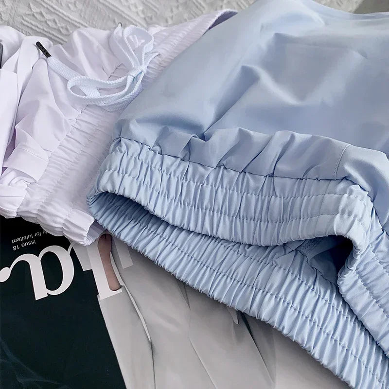 Double-Layer Quick-Dry Yoga Shorts