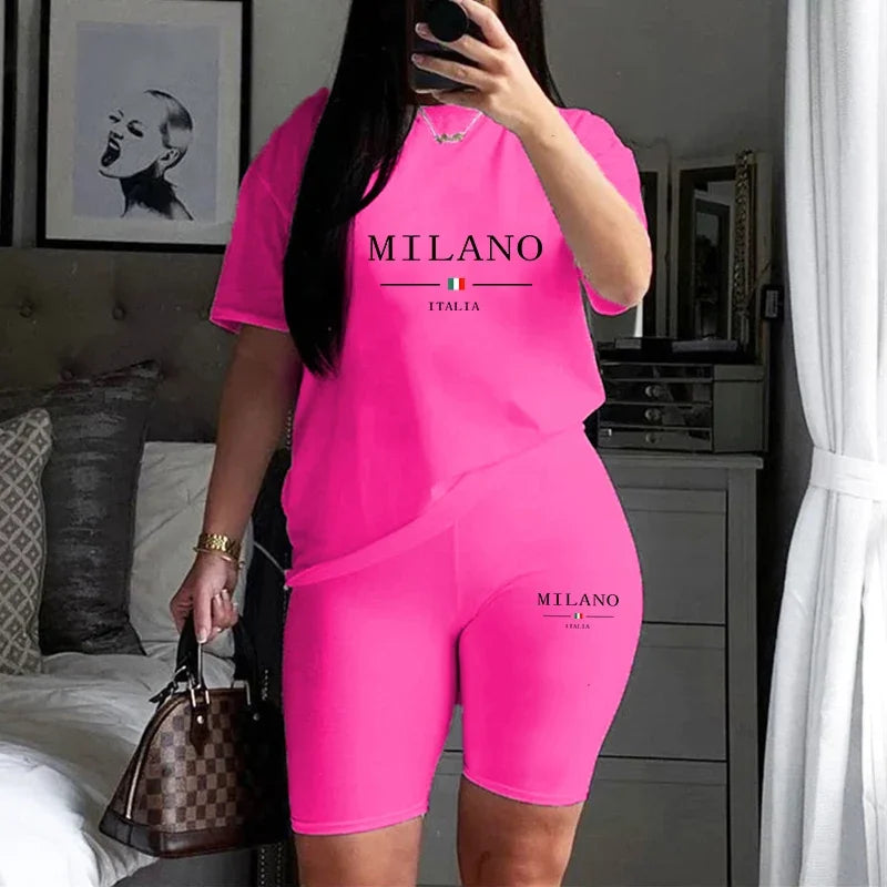 T-Shirt & Shorts Tracksuit Set