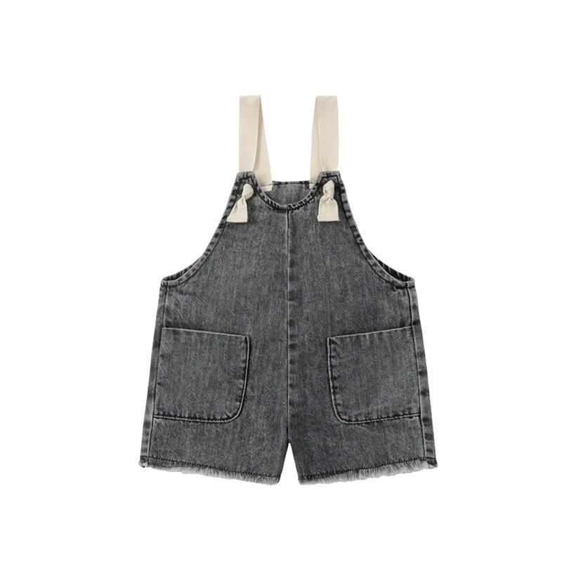 AP 2025 spring summer denim collection boys girls fashion cotton washed jeans family dress shirt skirt