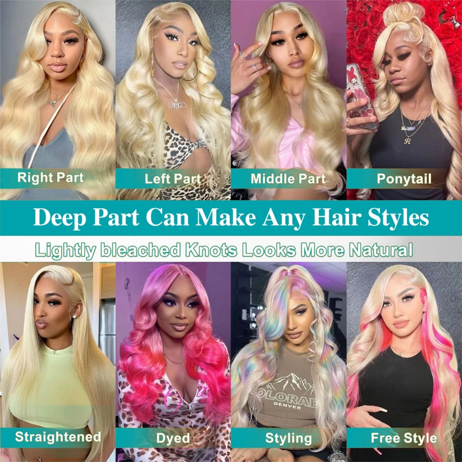 613 Blonde Body Wave Lace Front Wig – 220 Density