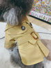 Pet Clothes Ins British Style Pet Cats and Dogs Clothes Fall and Winter Clothes Handsome Warm Windbreaker