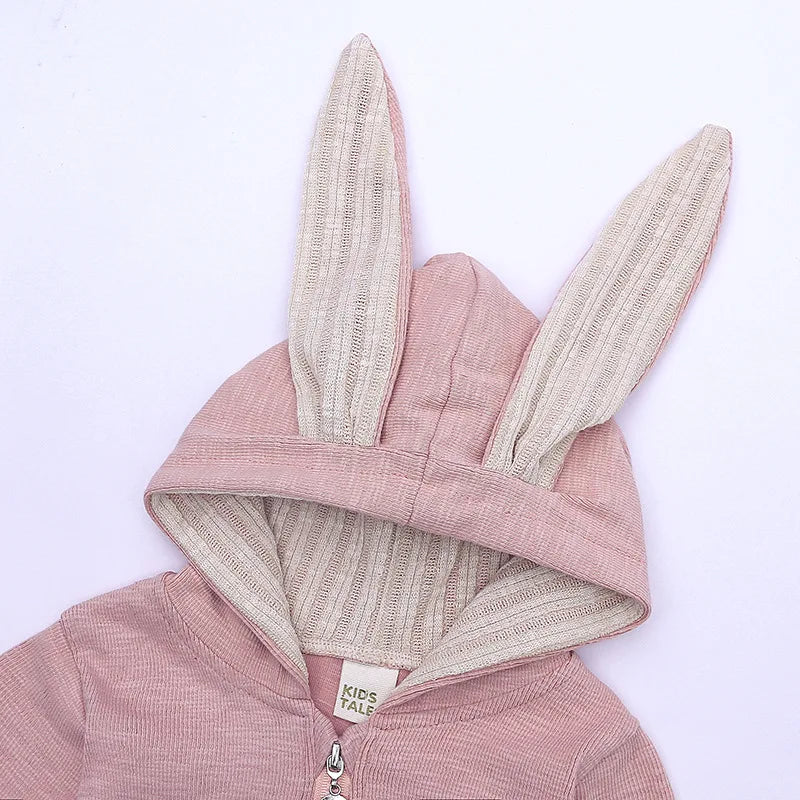 Baby Boys Easter Bunny Hooded Romper