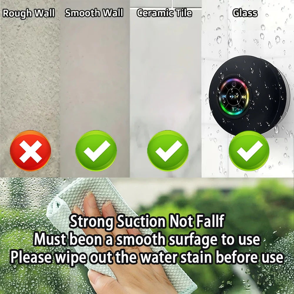 Portable Bluetooth Speaker IPX4 Waterproof