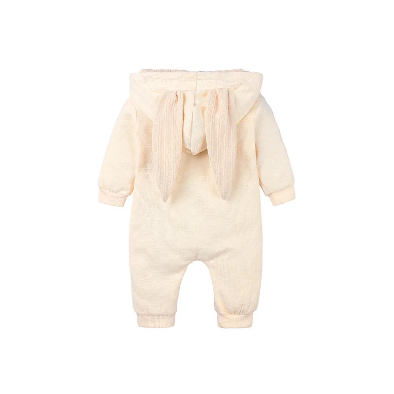 Baby Boys Easter Bunny Hooded Romper