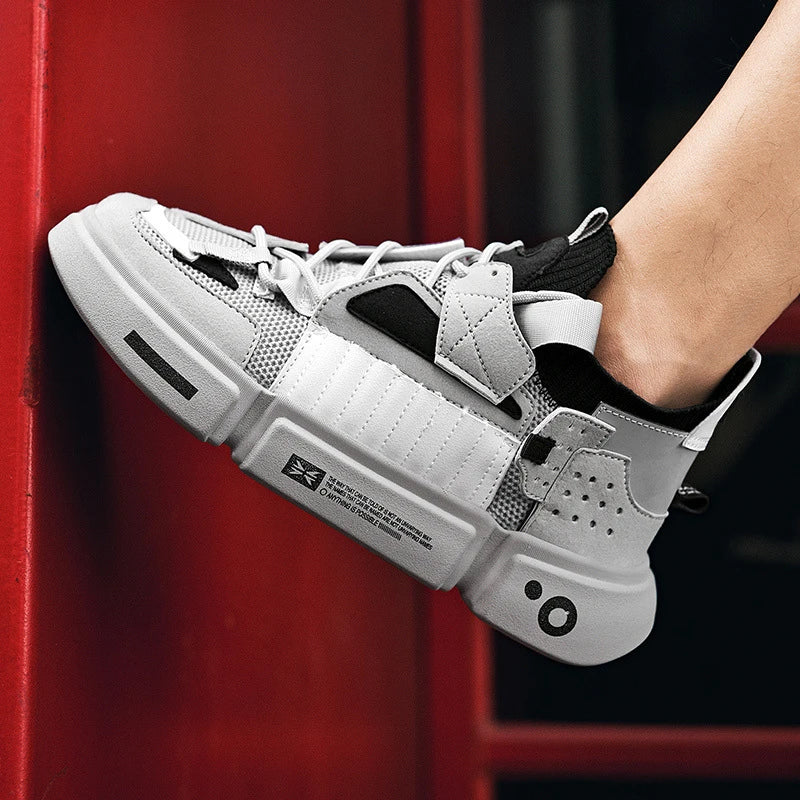 Men's Korean Style Color-Blocking Couple Shoes