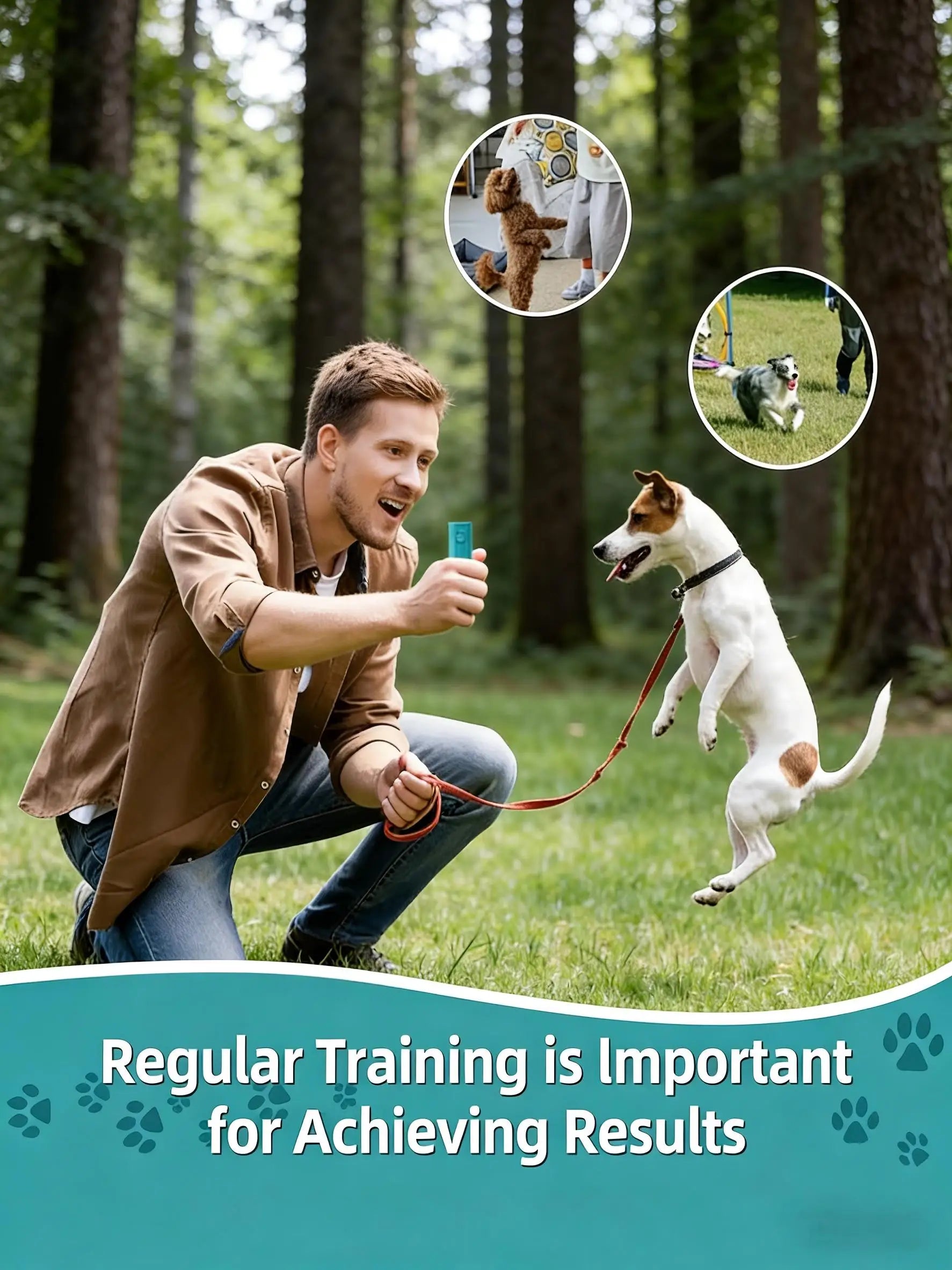 Ultrasonic Dog Repellent Device - Handheld Anti-Barking Bright Ultrasonic Dog Repellent Device with USB Charging
