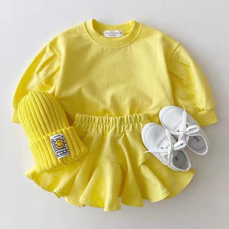 Baby Leisure Candy Color Clothing Suit