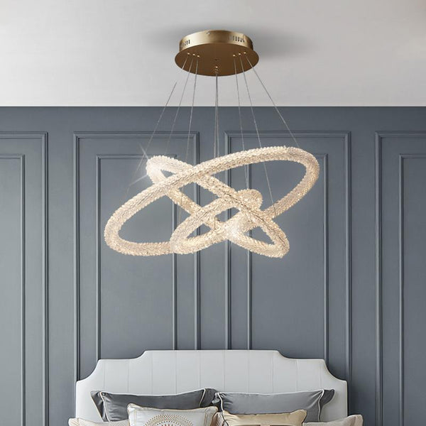 Internet Celebrity Ring Lamp Crystal Chandelier