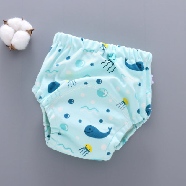 Baby Training Pants 6-Layer Washable Diaper Cover