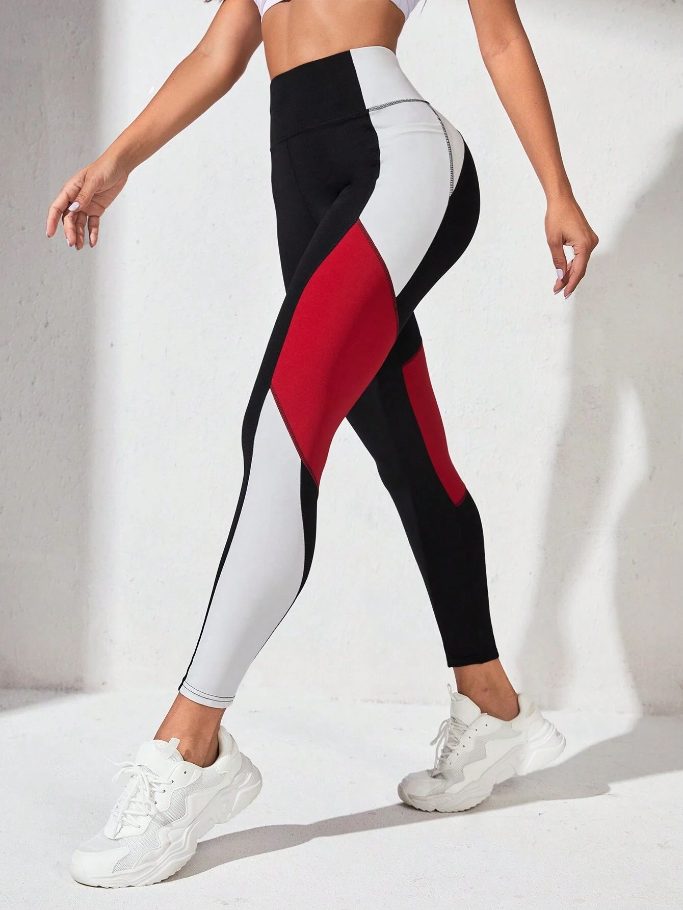 Color-Block Yoga Pants