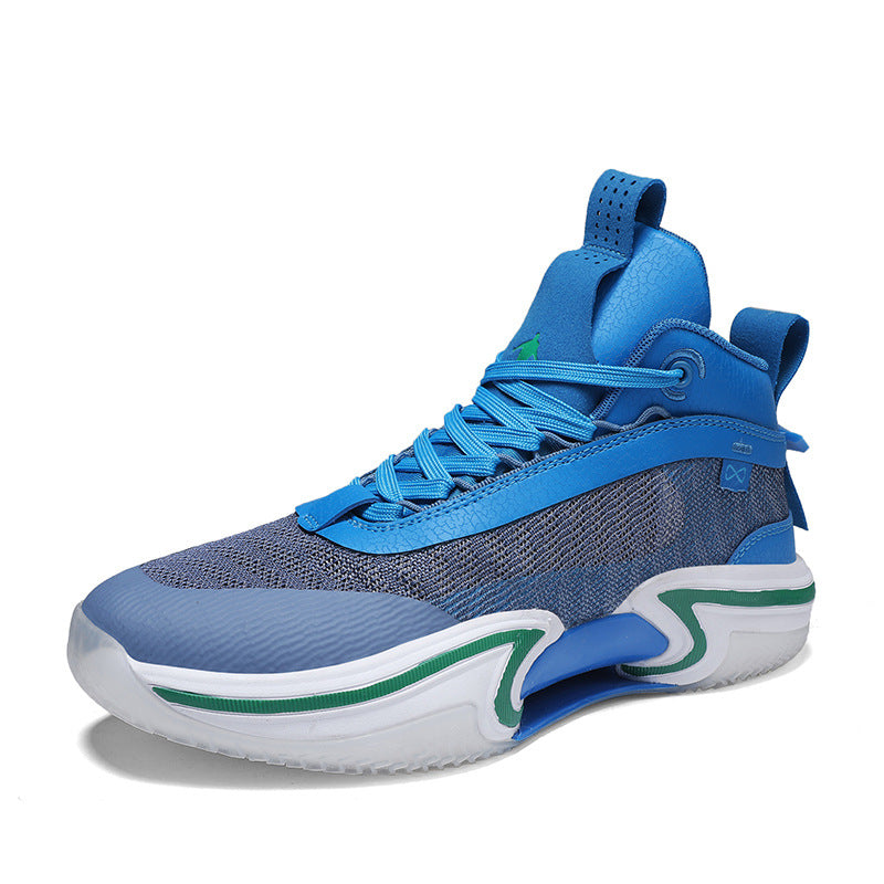 Men's High-Top Shock-Absorbing Athletic Sneakers