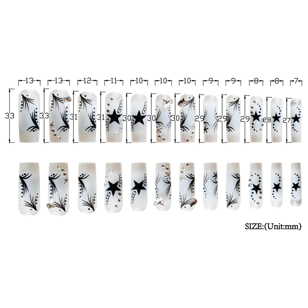 Women's Rhinestone Patch Press-On Nails — Luxury Nail Art