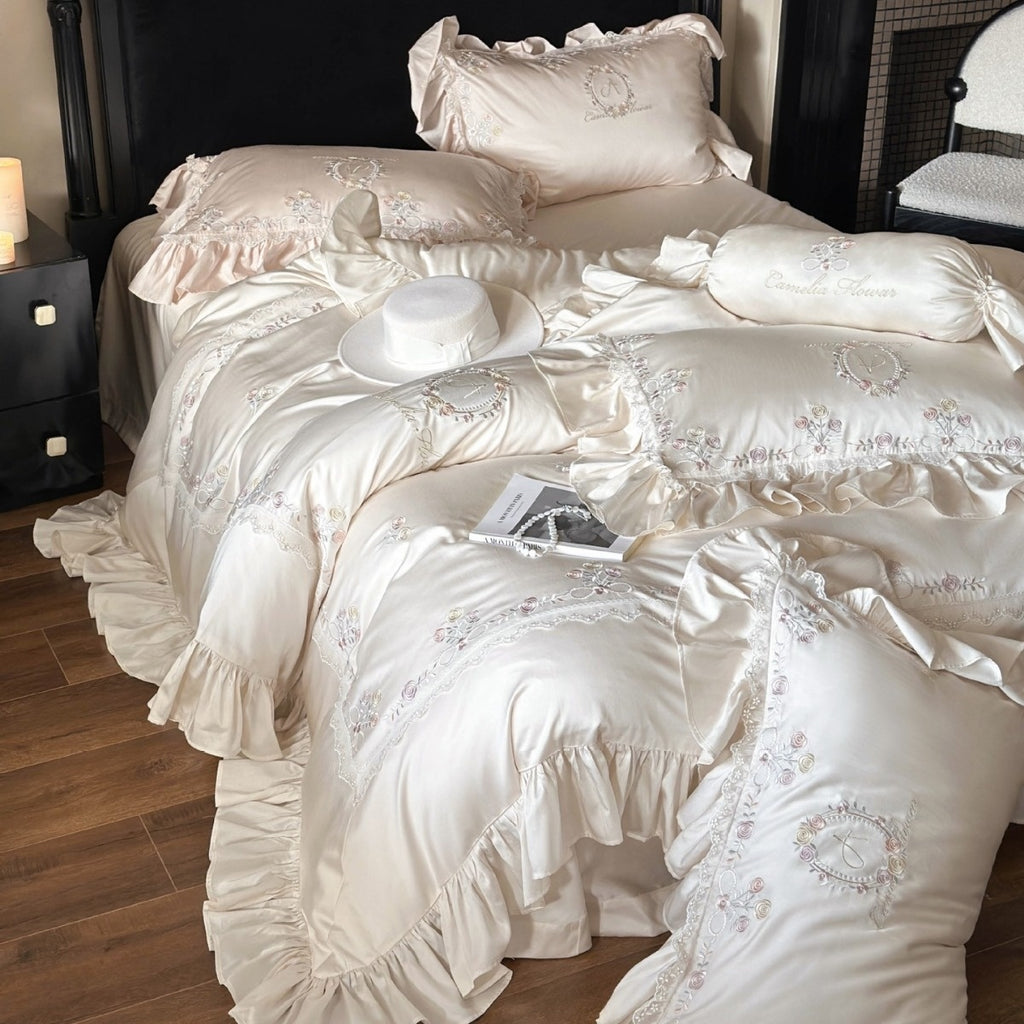Sweet Tencel 4-Piece Bedding Set — Soft Bedroom Essentials