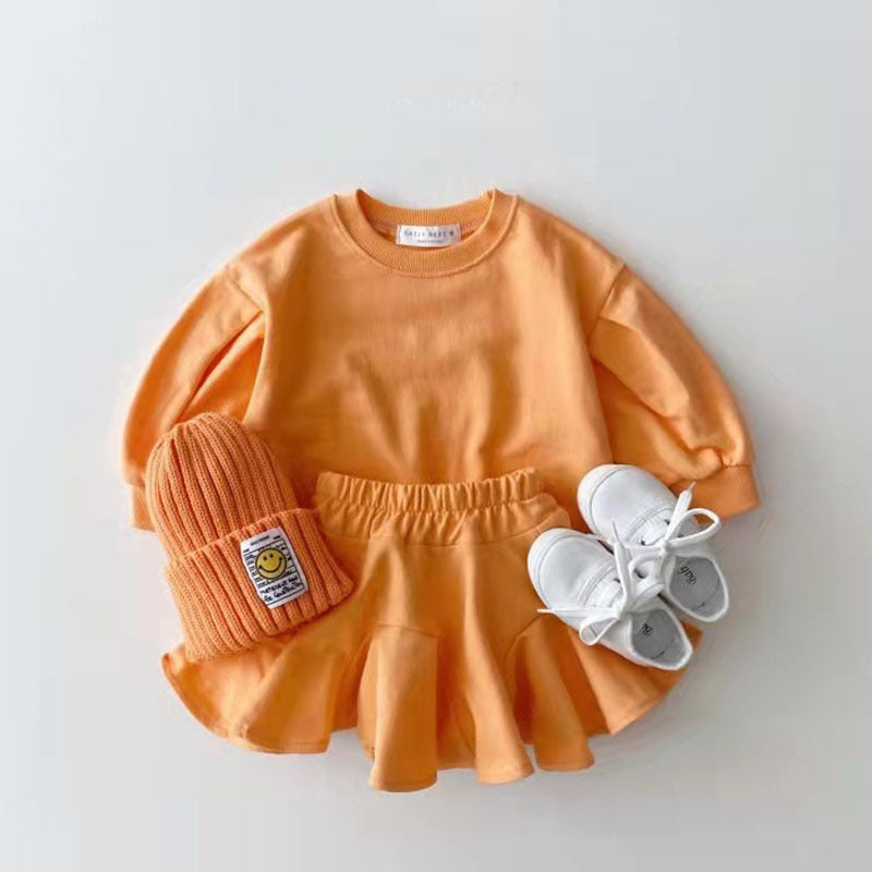 Baby Leisure Candy Color Clothing Suit