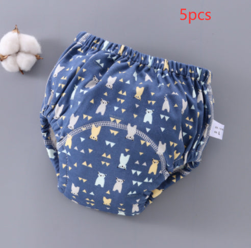 Baby Training Pants 6-Layer Washable Diaper Cover
