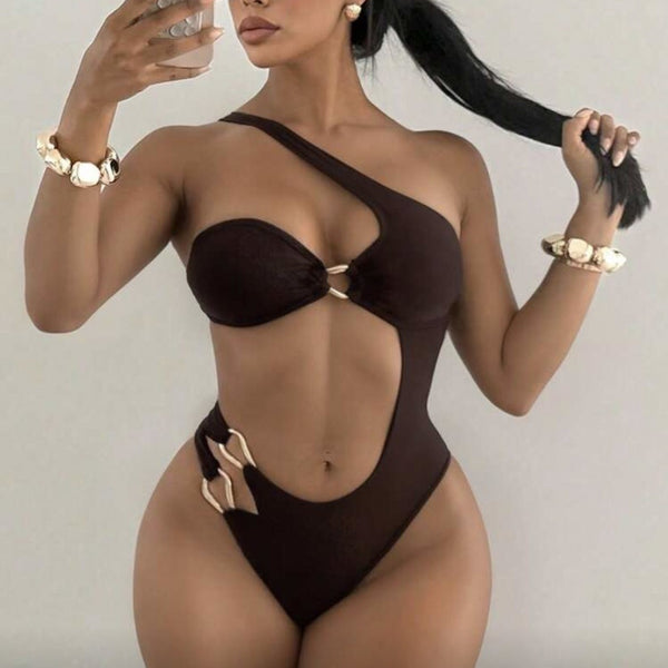Strapless Backless One-Piece Swimsuit