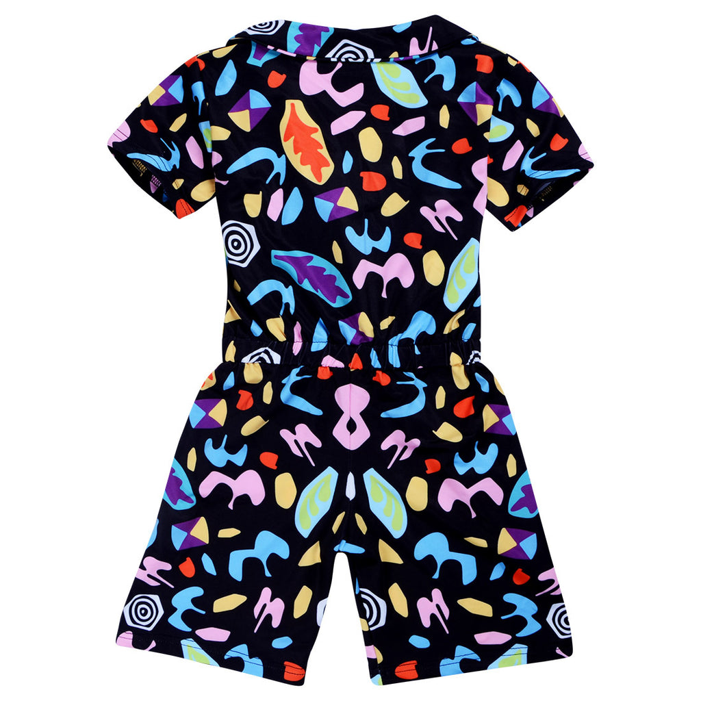 Girls' Short-Sleeve Cartoon Top — Soft Cotton Kids Clothing