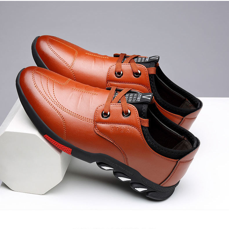Men's Classic Leather Business Shoes — Smart Formal Footwear